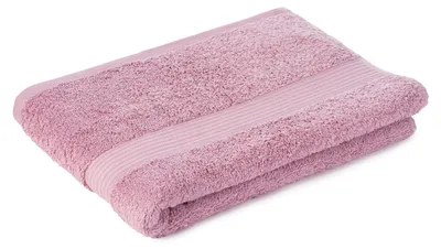 Produktbild von Handtuch / Duschtuch / Badetuch 100% Baumwolle 50 x 100 cm - altrosa (4457)