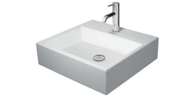 Produktbild von Aufsatzbecken VERO AIR o ÜL m HLB geschli 500x470mm 1 HL we WG 1 Hahnloch weiß