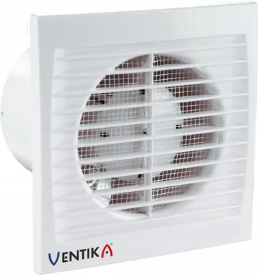 Obrázek produktu pro Koupelnový ventilátor FI125 s časovačem, síťka proti hmyzu, účinnost 180 m3/h