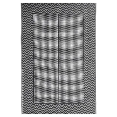 Produktbild von vidaXL Outdoor-Teppich ARAKIL Schwarz 140x200 cm PP