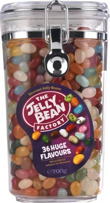 Immagine prodotto di Jelly Bean Jelly Beans Factory 36 Gourmet Flavours barattolo di conservazione 700g