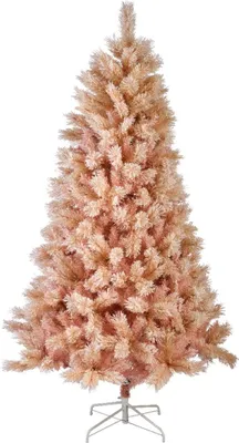 Productafbeelding van Pariser kerstboom, besneeuwd, d106h180 cm, roze, Everlands