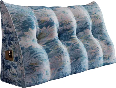Image de Coussin de tête ergonomique en lin, coussin de lecture, coussin de dos, coussin de repos, coussin décoratif