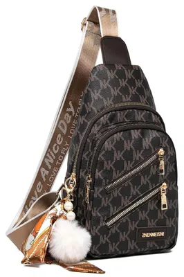Obrázok produktu pre Elzusha – Kožená crossbody kabelka, ideálna na bicyklovanie a cestovanie