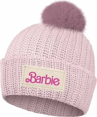 Produktbild von ARDITEX Grobstrickmütze mit Barbie-Haarbommel