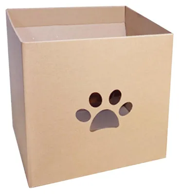Immagine prodotto di Solidchoice - Tiragraffi e rifugio per gatti in cartone ondulato | Casa per gatti traspirante