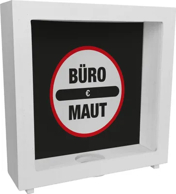 Produktbild von Büro Maut Rahmen Spardose aus Holz