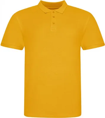 Immagine prodotto di Just Polo JP100 | Polo da uomo The 100 Polo, Cotone pettinato filato ad anelli - Colore: Senape - Taglia: XL