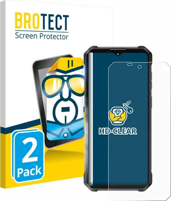 Produktbild von 2x Für Oukitel WP53 Pro Schutzfolie BROTECT Displayschutz Display Schutz Folie Klar Transparent