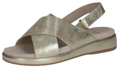 Produktbild von CAPRICE Sandale Leder Gold G-Weite
