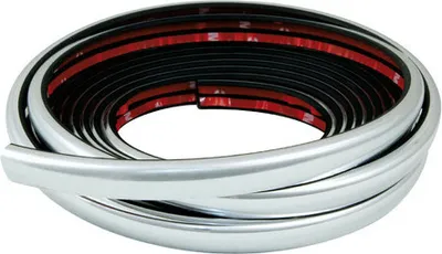 Image de Fender-Trim, cornière adhésive chromée - 5 m - 15 mm