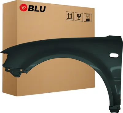 Produktbild von BLU Kotflügel Passend für VW Volkswagen Passat B5 LD6S Links Grün NordischGrün | 1996-2000 | Vorderseite Vorne | Lackiert | Einbaufertig