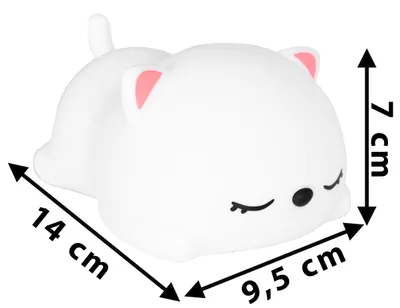 Produktbild von Silikon-Nachtlampe Teddybär LED RGB