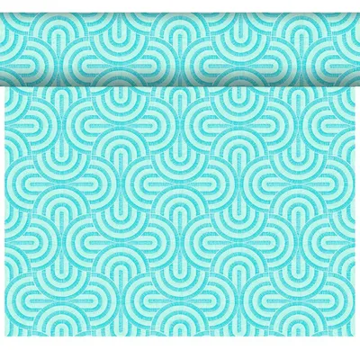 Produktbild von 4x Duni Dunicel® Tête-à-Tête-Tischläufer 0,4 x 24 m Breeze Mint Blue