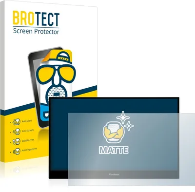 Produktbild von BROTECT Schutzfolie für ViewSonic TD1655 Displayschutz Displayschutzfolie Folie Matt Entspiegelungsfolie