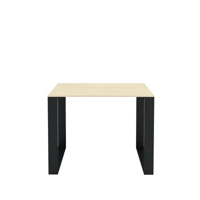 Produktbild von AKKE Ahorn LOFT Tisch mit schwarze beine LxBxH: 120x60x75 cm