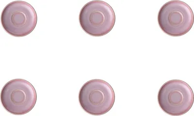 Produktbild von like. by Villeroy & Boch Perlemor Coral 6er Set Espressountertasse D. 12 cm Porz