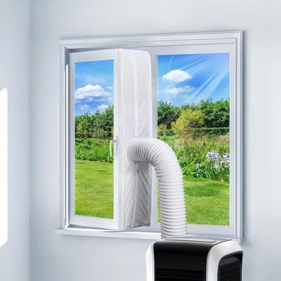 Obrázok produktu pre Tesnenie pre mobilnú klimatizáciu – 300 cm bez vŕtania, univerzálne pre výklopné a posuvné okná