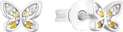 Produktbild von Schmetterlings Ohrstecker für Kinder 925er Silber Prinzessin Lillifee