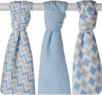 Immagine prodotto di XKKO BMB 70x70 - Scandinavian Baby Blue MIX 3 pezzi