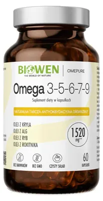 Produktbild von Biowen Omega 3-5-6-7-9 60 Kapseln