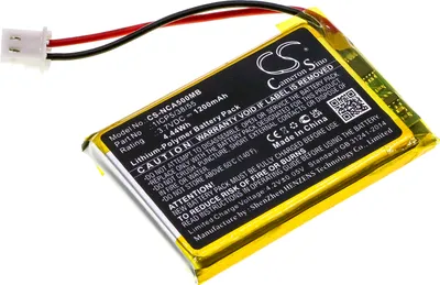 Zdjęcie produktu dla TECHTEK Bateria kompatybilny z [NUK] ECO Control Audio 500, Eco Control Audio 530D+ zastępuje 1ICP5/38/55