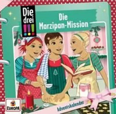 Produktbild von Die drei : Adventskalender. Die Marzipan-Mission