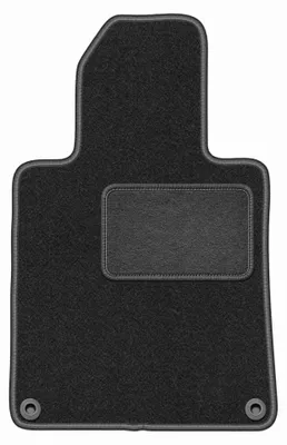 Productafbeelding van Velours bestuurdersmat voor Peugeot 508 I 2010-2018 (sedan/stationwagen) – grafiet, op maat – Wielganizator LUX