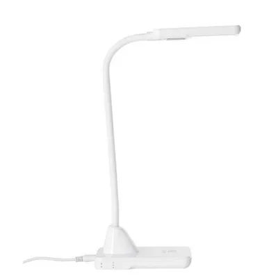 Produktbild von Brilliant LED Schreibtischlampe Leuchte Joscha Weiß 5W 418lm Neutralweiß 4600K Flexarm 3-Stufen Touch Dimmbar