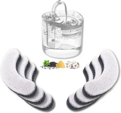 Productafbeelding van Famanu filters voor kattenfonteinen, drievoudige werking - 6 stuks