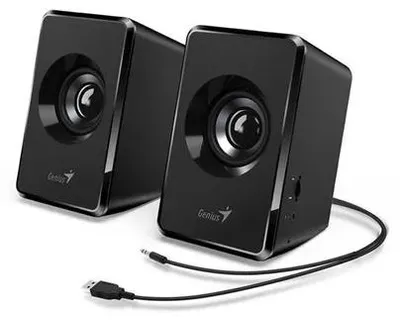 Reproduktor, 2.0, 3W, USB, GENIUS "SP-U125", čierny