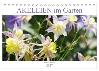 Produktbild von Akeleien im Garten (Tischkalender 2027 DIN A5 quer), CALVENDO Monatskalender