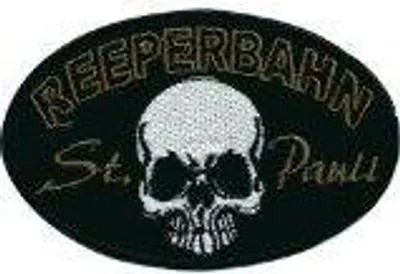 Produktbild von Aufnäher Applikation - St. Pauli Totenkopf - 00371 Gr. ca. 14 x 6,5 cm