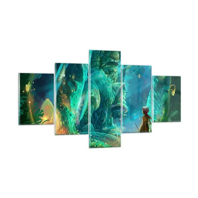 Produktbild von Bilder auf glas - Alt höhle geheimnis spaß - 125x70cm - Glasbilder - Wandbilder - Kunstdruck - zum Aufhängen bereit - Wanddekoration aus Glas - Glas Bilder - Wandbild auf Glas - GEA125x70-2843