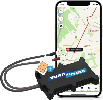 Image de YUKAtrack IoT easyWire 4G AIO GPS Car Tracker with SIM+ Data Flat