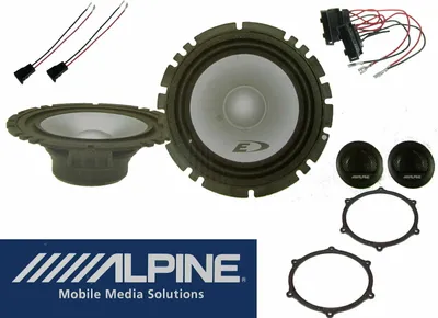 Produktbild von Alpine passend für Seat Ibiza 6J ab 2008 Audio Lautsprecher Einbau Set 2 wege System Tür