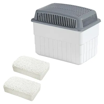Image de WENKO Humidity Killer 2 x 1kg, déshumidificateur avec 1 recharge