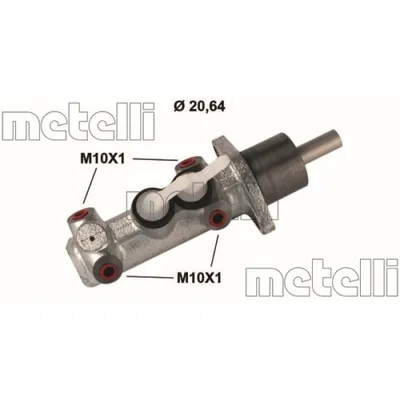 Produktbild von METELLI 05-0853 Bremszylinder Hauptbremszylinder für FIAT MULTIPLA (186)