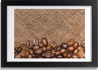 Produktbild von Bild 30x20 MDF-Rahmen, Wandkunst Kaffeebohnen