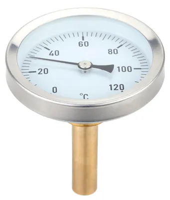 Produktbild von INF 63mm Bimetall Ofenthermometer aus Edelstahl für Grill Smoker Ofen