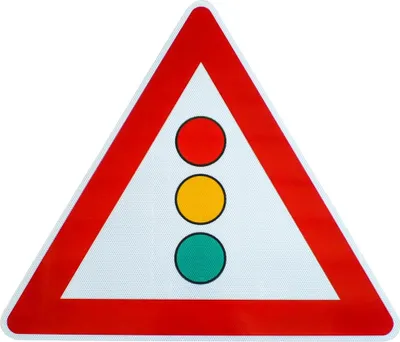 Produktbild von Original RA2 Verkehrsschild Nr. 131 Lichtzeichenanlage 900 mm StVO RAL RSA-21 Verkehrszeichen Straßenschild Ampel Warnschild Schilder Baustellenschild