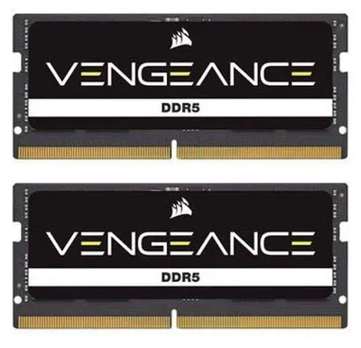 Zdjęcie produktu dla Corsair Vengeance DDR5, 48 GB, 2 x 24 GB, DDR5, 5600 MHz, 262-pin SO-DIMM, Czarny