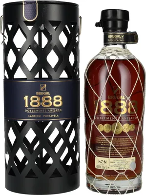Image de Brugal 1888 Ron Reserva Doblemente Añejado 40% Vol. 0,7l in Laternenbox