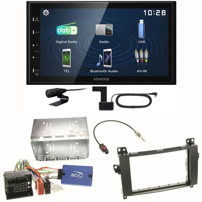 Produktbild von Kenwood DMX129DAB DAB+ Bluetooth USB Einbauset für Mercedes A W169 B Klasse W245
