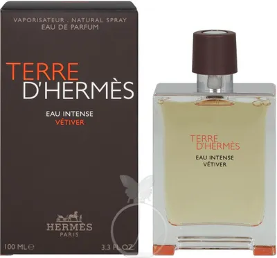 Produktbild von Hermes Terre d'Hermès Eau Intense Vetiver, Männer, 100 ml, Nicht nachfüllbare Flasche, Spray, Alcohol, Aqua (Water), Parfum (Fragrance), Limonene, Ethylhexyl Methoxycinnamate, Butyl..., 1 Stück(e)