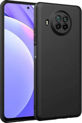 Obrázek produktu pro Silikonové pouzdro pro Xiaomi Mi 10T Lite Protective Cover Matt Black Backcover Pouzdro na mobilní telefon