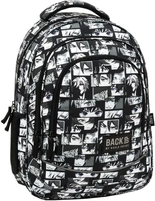 Produktbild von Derform BACKUP X Schulrucksack mit drei Fächern, Anime, Manga, Comic