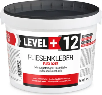Produktbild von Dispersionkleber Fertig-Fliesenkleber 5KG Flexkleber Flexmörtel L+12