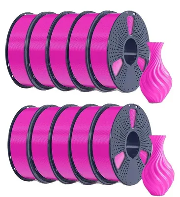 Zdjęcie produktu dla Filament do drukarek 3D, średnica 1,75 mm, biodegradowalny materiał PLA, PLA w kolorze purpurowym