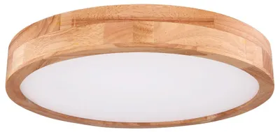 Produktbild von LED Deckenleuchte, Holzoptik, Fernbedienung, CCT, 40 cm